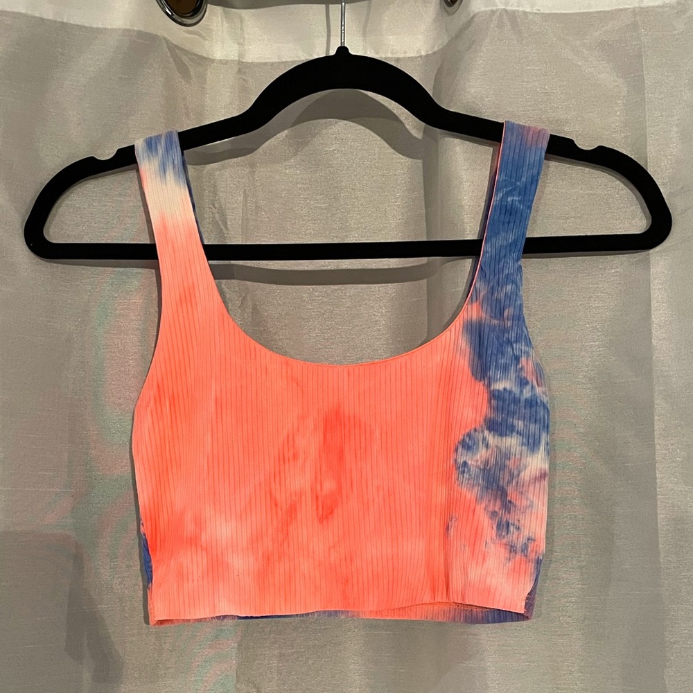 Urban Planet/Love J ribbed cropped tie dye tank